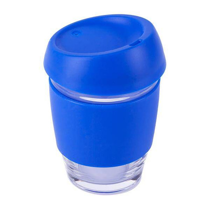 Szklany kubek Stylish 350 ml, niebieski