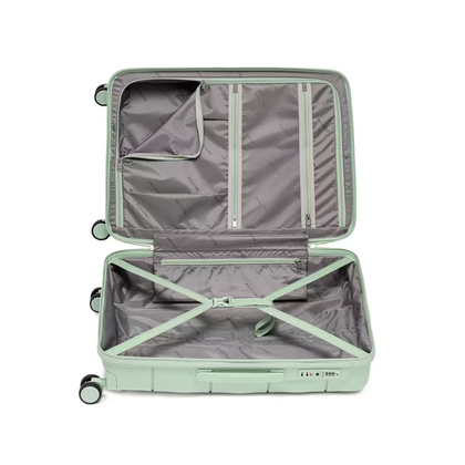 Średnia walizka PUCCINI KYOTO PP026B 5C Zielona