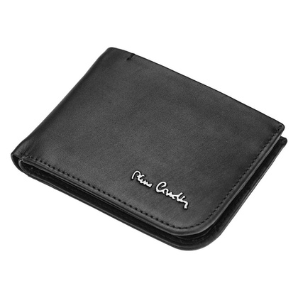 Portfel męski skórzany PIERRE CARDIN TILAK35 8806 Czarno Czerwony
