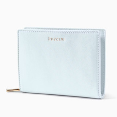 Portfel damski skórzany PUCCINI ZEN ZN9186 7B Niebieski