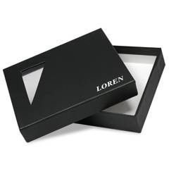 Klasyczny portfel męski ze skóry bydlęcej, pionowy,