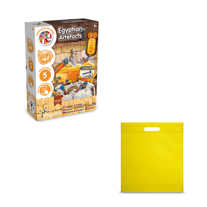 Ancient Egypt Excavation Kit IV. Gra edukacyjna dostarczany z torebką prezentową z włókniny