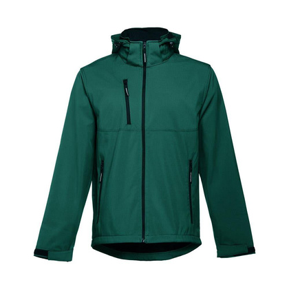THC ZAGREB. Męska kurtka softshell z poliestru i elastanu