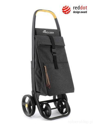 Wózek na zakupy ROLSER Clec Termo Eco 8 Plus Lemon Carbon DUŻE KOŁA NOWOŚĆ Recykling