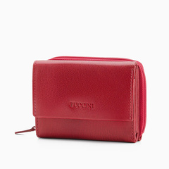 Portfel damski skórzany PUCCINI COMO CO1936 3 Czerwony
