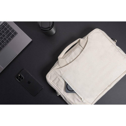 Torba na laptopa 15,4" AWARE™ Laluka, bawełna z recyklingu