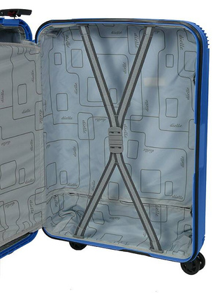 Mała kabinowa walizka DIELLE PPL8 Niebieska