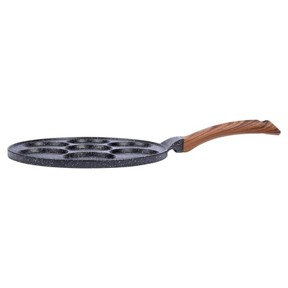 Patelnia do jajek granitowa 7 otworów BLACK&WOOD 26 cm