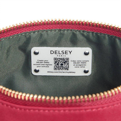 Delsey Securstyle Kosmetyczka podróżna mała czerwona