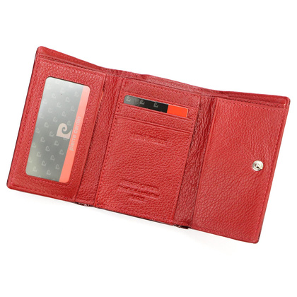 Nieduży portfel skórzany damski Pierre Cardin 