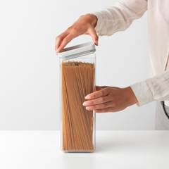 Pojemnik kwadratowy 2,5l Tasty+ szary 122545