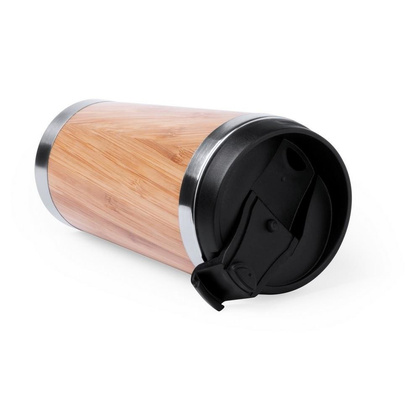 Kubek podróżny 450 ml UPOMINKARNIA Brązowy