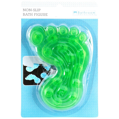 Podkładki antypoślizgowe z przyssawkami stopy zielone zestaw 4 szt.