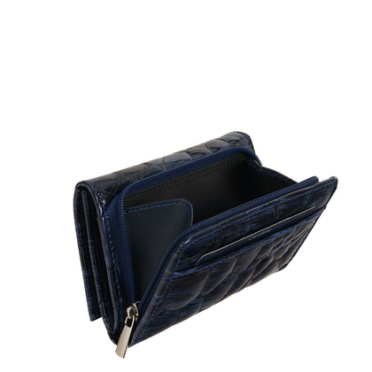 Skórzany portfel damski ze skóry lakierowanej Canaletto z RFID PD1225CS287 RFID