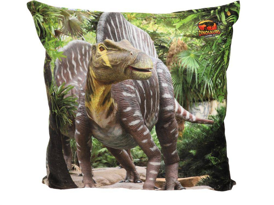 Poduszka z wypełnieniem/suwak - Prehistoric  World of Dinosaurs (CARMANI)
