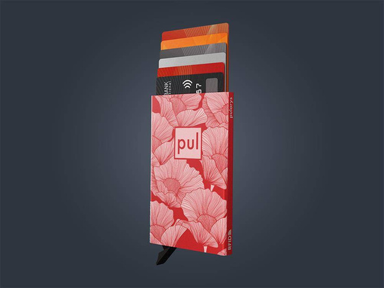 Etui na karty kredytowe RFID ZEN "POPPIES" 1909