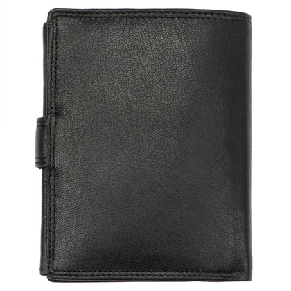 Portfel męski skórzany TCC 5601B-4 RFID Czarny