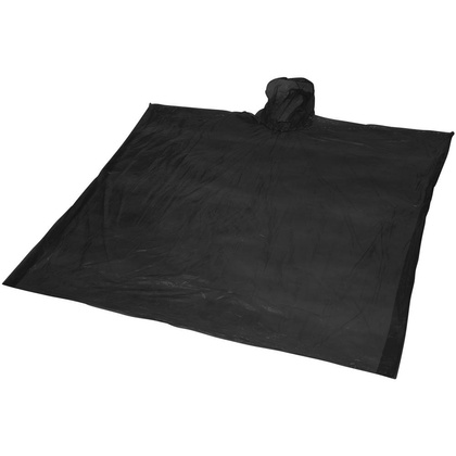 Poncho przeciwdeszczowe Ziva Czarny