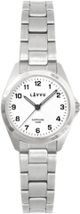 LAVVU Srebrny damski tytanowy zegarek EINA z wodoszczelnością 100M