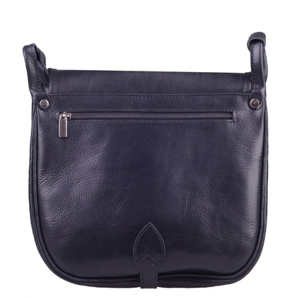 Torebka damska skórzana KEMER 886 Czarny