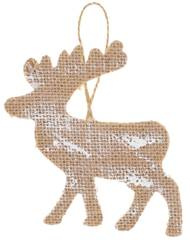 Zawieszka renifer z juty *