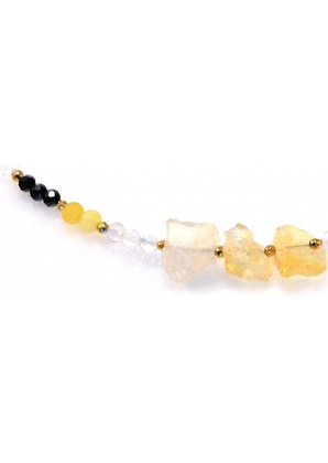 Naszyjnik Cytryn Opal 925