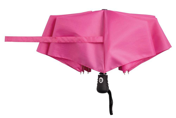 Automatyczny, wiatroodporny, kieszonkowy parasol BORA, ciemnoróżowy