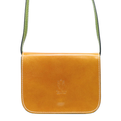 Torebka damska skórzana KEMER 43 Ciemny brąz