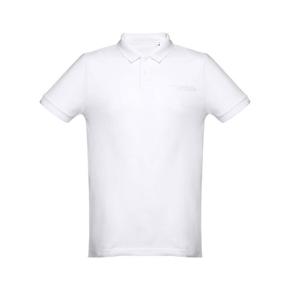 THC DHAKA WH. Męski polo t-shirt