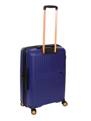 Średnia walizka DIELLE 140 Granatowa