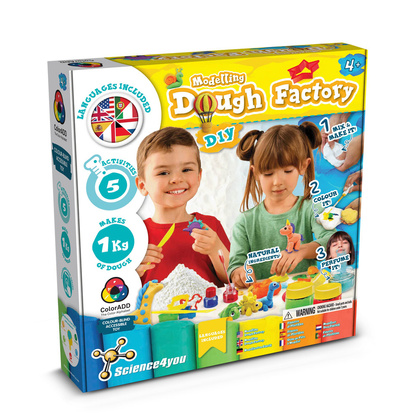 Modeling Dough Factory Kit II. Gra edukacyjna dostarczany ze składaną torbą prezentową
