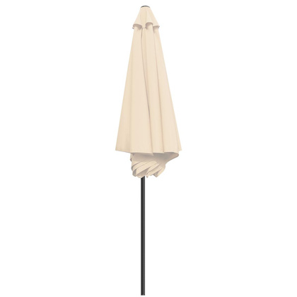 PARASOL OGRODOWY 300CM SKŁADANY BEŻOWY