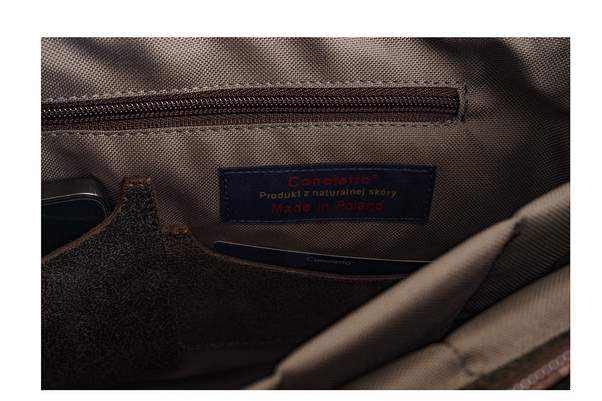 Duża torba męska skórzana Canaletto – laptop 15" TM262s344