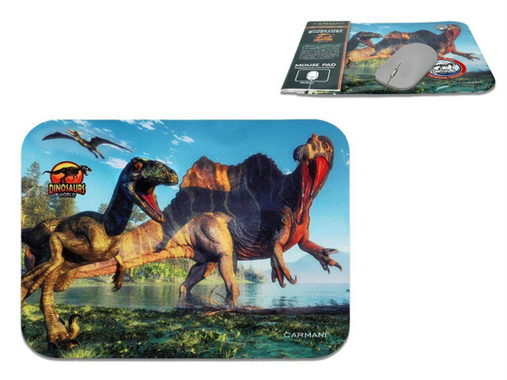 Podkładka pod mysz komputerową - Prehistoric World of Dinosaurs (CARMANI)