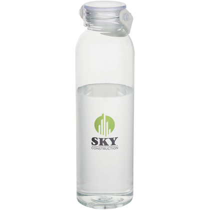 Sky butelka na wodę o pojemności 630 ml z tworzyw sztucznych pochodzących z recyklingu, posiadająca certyfikat RCS