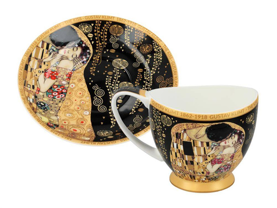 Filiżanka Big Vanessa - G. Klimt, Pocałunek (CARMANI)