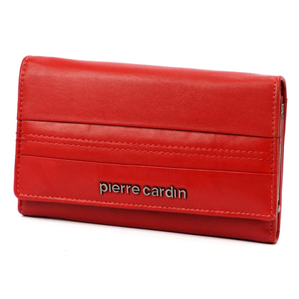 Portfel damski skórzany PIERRE CARDIN TILAK130 455 Granatowy