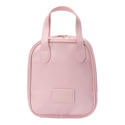 Kosmetyczka organizer na kosmetyki z rączką 17x7x19cm różowa KS128R