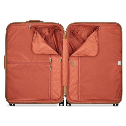 Delsey Chatelet Air 2.0 Duża twarda brązowa walizka na kółkach 76 cm