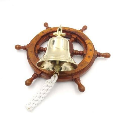 Dzwon mosiężny w kole sterowym NC2356A