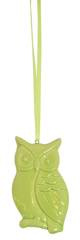 Sowa zielona zawieszka