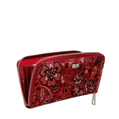 Czerwony Portfel Damski Skórzany BajuBaj – Kolorowa Elegancja i Praktyczny Styl w Jednym PD090s167 RFID