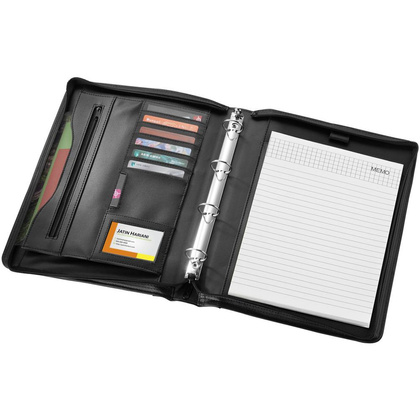 Portfolio aktówka KEMER Ebony A4, Czarny