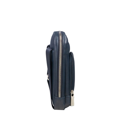 Torba na ramię skórzana SAMSONITE HIP-SUNSTONE 117454 Granatowa