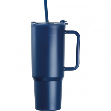 Kubek ze słomką XXL 1200 ml