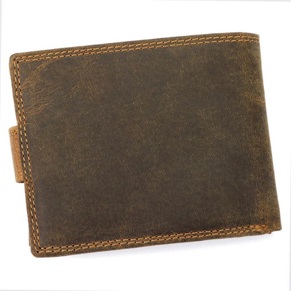 Portfel męski skórzany L895-012 Brązowy