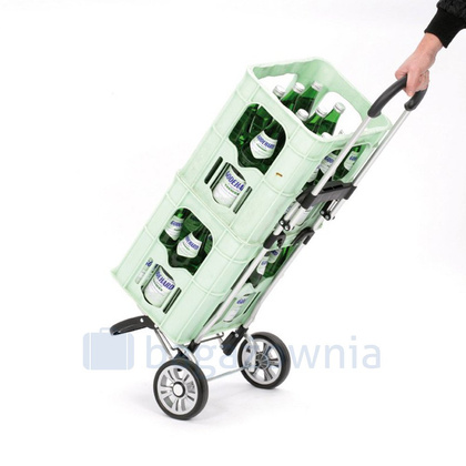 Wózek na zakupy ANDERSEN Scala Plus Famke 133-174-90 Granatowy