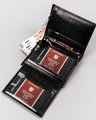 Skórzany portfel męski na karty