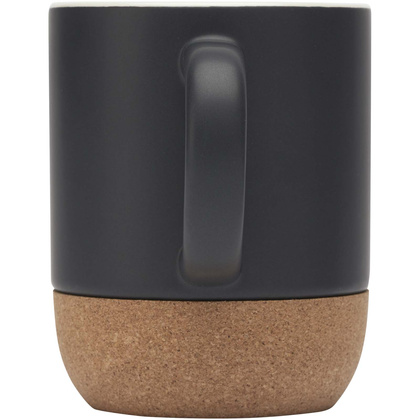 Billie kubek ceramiczny o pojemności 300 ml z detalami z korka i matowym wykończeniem