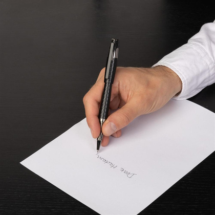 Pióro kulkowe Hugo Boss Chevron Black